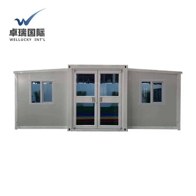 Luxury Expandable Mobile Container House Prefabricated Fireproof Living Cabin Quick Installation Sandwich Panel Contemporary