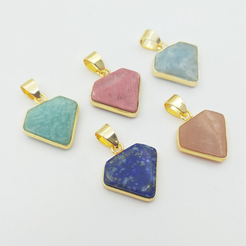 Hot Sale Natural Crystal Stone Bead Tiny Triangle Chakra Pendulum Yoga  Charms Crystal Lapis Lazuli Pendants For Jewelry Making - Buy Yoga Jewelry,  natural Crystal Pendant, natural Stone Beads ...