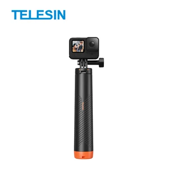 TELESIN Sport Camera Accessories for Heros/osmo/insta360 Portable Underwater Floating Tripod Selfie Stick detail image