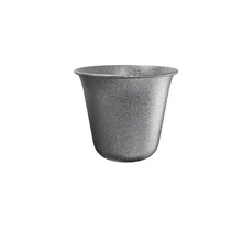 Single Layer 304 Stainless Steel Drink Cup Retro Industrial Style Ice Cream Cup  beer cup