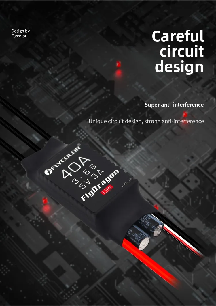 FLY WING 3-6S ESC 60A 2 In 1 32bit CPU 7.4V S-BEC for 450L Scale RC Helicopters | UK FLY WING 3-6S ESC 60A 2 In 1 32bit CPU 7.4V S-BEC for 450L Scale RC Helicopters | UK