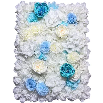 white tropical decorative outdoor artificial rose  flowers for wall  decor