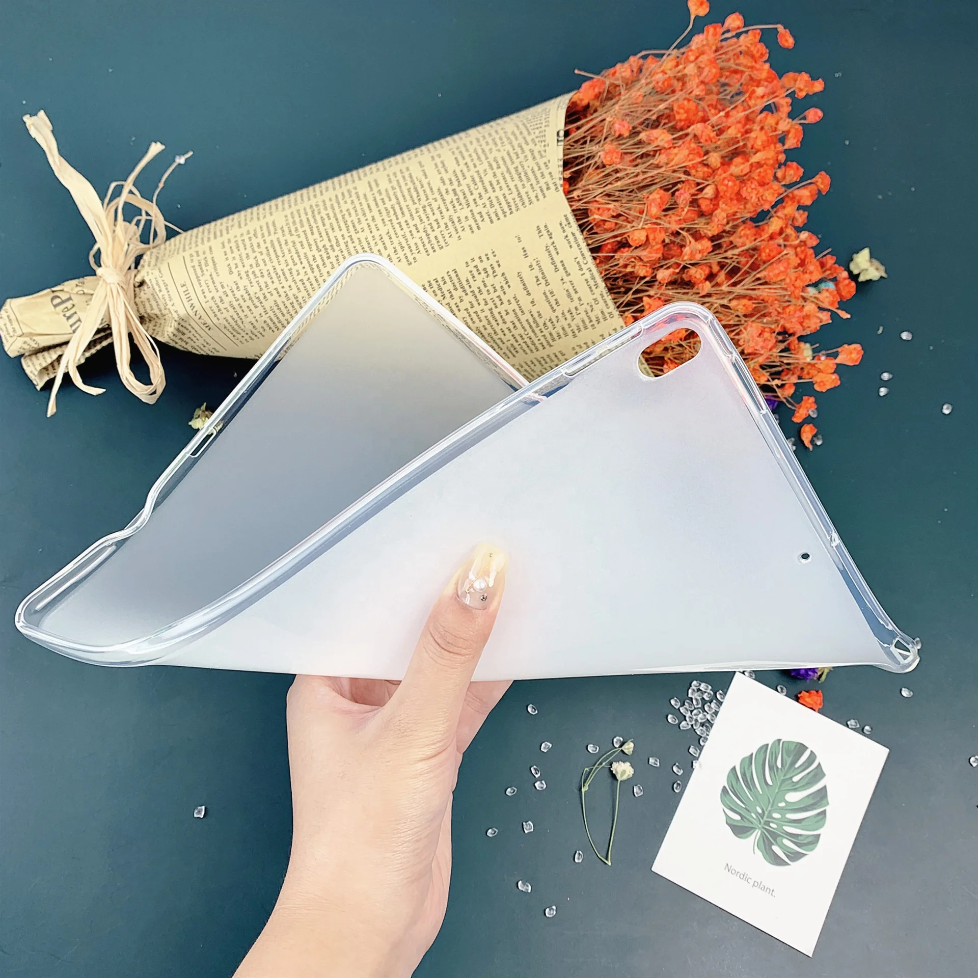 
 Простой в установке Мягкий ТПУ Матовый Прозрачный чехол для iPad Air 10,5 Задний защитный матовый чехол для iPad Pro 10,5  