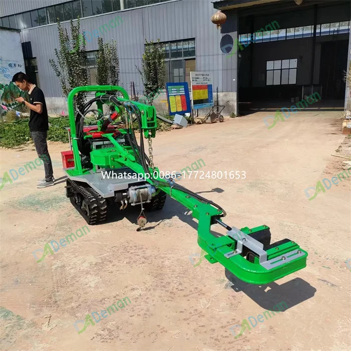 Crawler Tracks Plum Tree Shaker Pecan Almond Tree Shaking Machine Apricot plum Tree Vibration Harvester