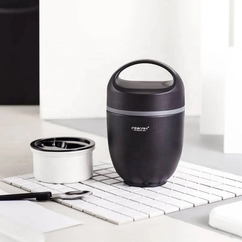 PINKAH 820ml Stainless Steel Thermos 6-12 Hours Insulation