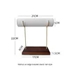 Support de bracelet de bord de voiture en noyer + style haut