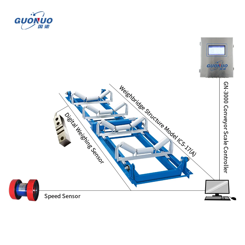 Advanced Conveyor Belt Weighing Scale with AI Integration
