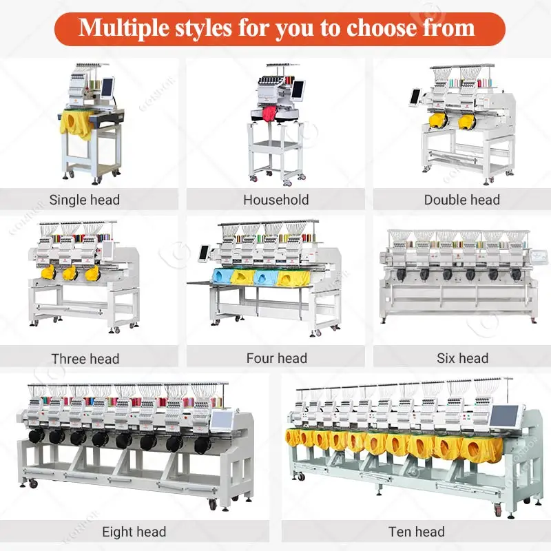 Sri Lanka Single One Head 12 15 Needle Sewing Machine Industrial Aari Zimbabwe Leather Flat Embroidery for Machine