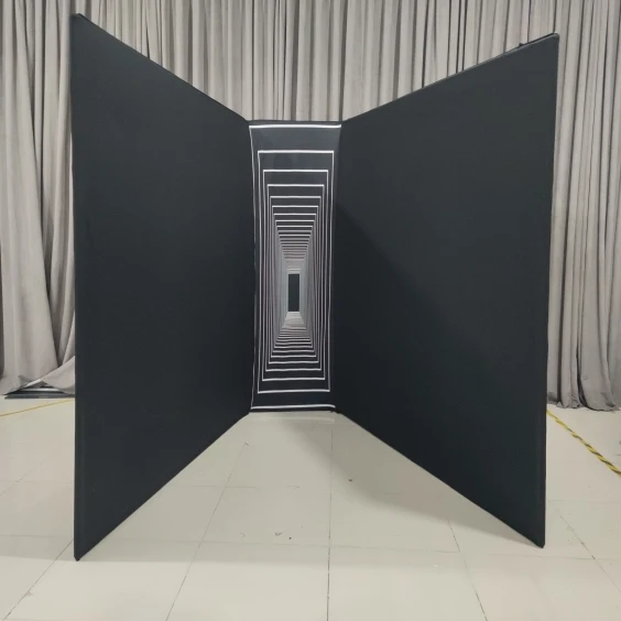 Custom LED Slow Motion 360 Video 3 Panel Backdrop