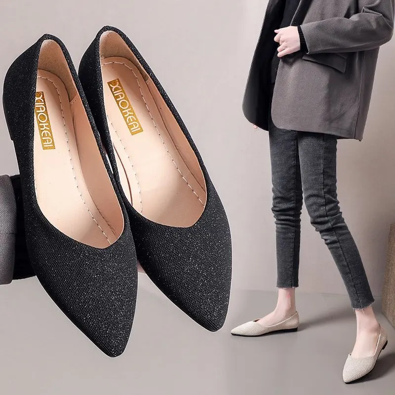 Zapatos Casuales Planos de Mujer sin Cordones con Flores Cómodos