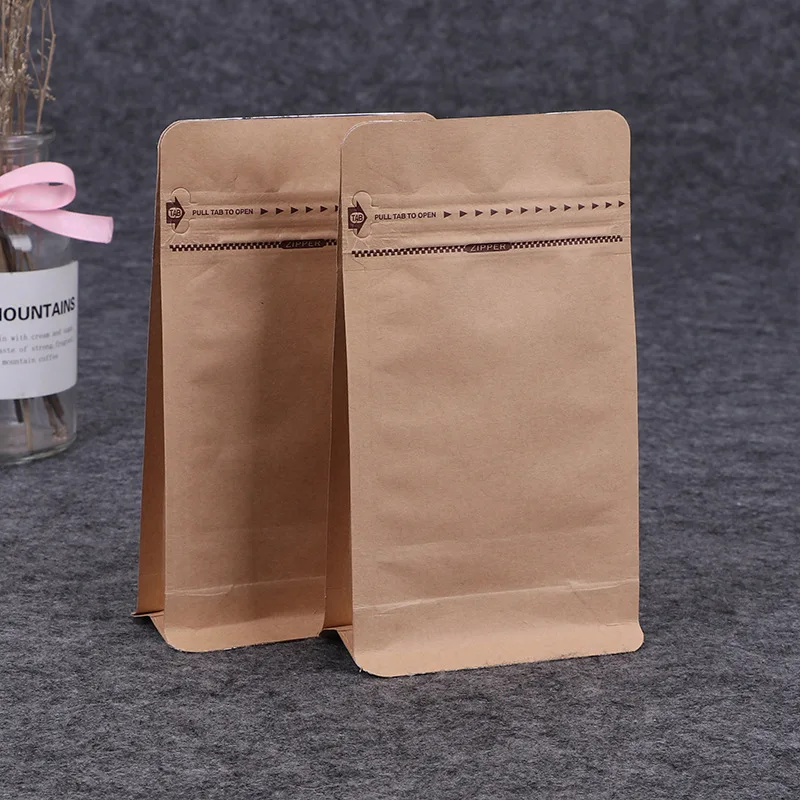 16oz 12oz Side Gusset Recycled Roasted 5lb Biodegradable Kraft Paper ...