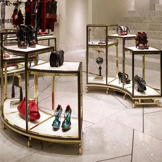 Bag Shop Decoration Handbags Showroom Design Furniture for Shoes