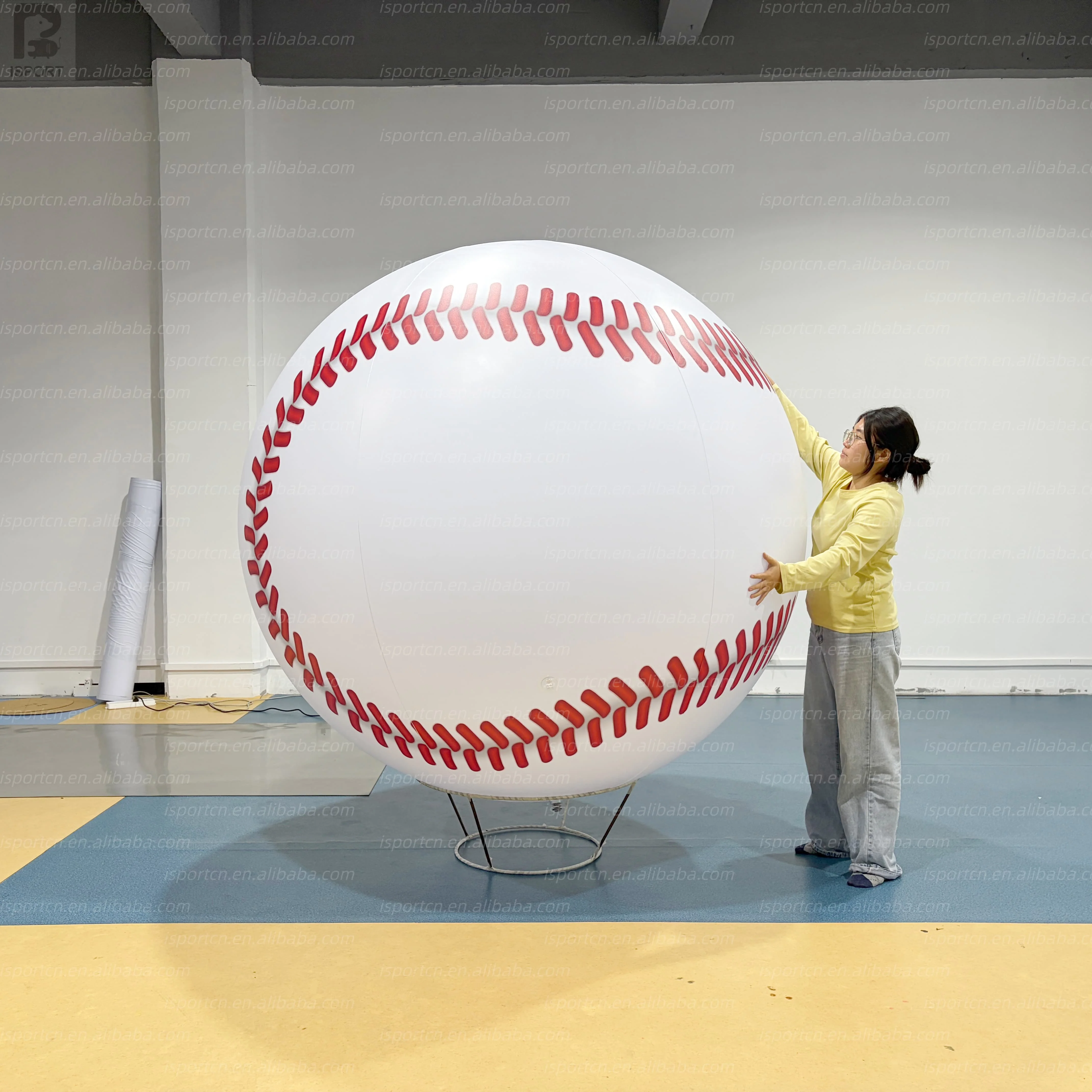Pelota De Béisbol Inflable Jumbo – 70 Cm De Diámetro, Juguete De Playa Y Piscina, Impermeable Y Plegable