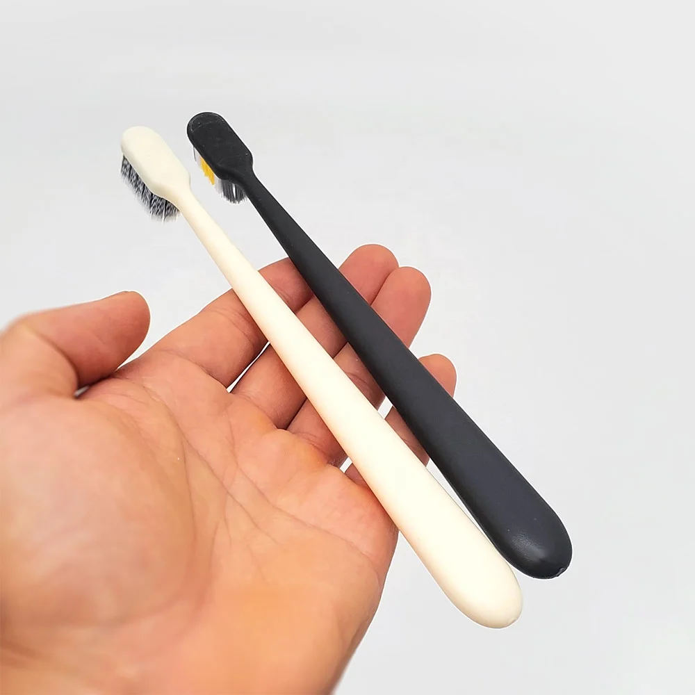 New Style High Density Big Hair Tufts Toothbrush with Soft Spiral Bristles and Medium