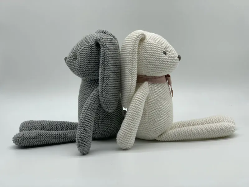 
 Синий розовый королевский белый мягкий Пасхальный кролик для новорожденных плюшевый кролик детская игрушка-животное  