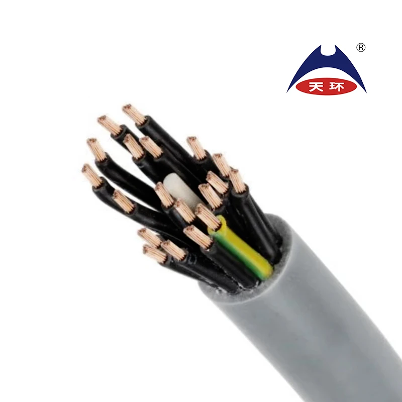 KVVP KVVP2 KVVP22 Industrial Control Cable with PVC Insulation Nominal Cross Section Stranded Copper Conductor