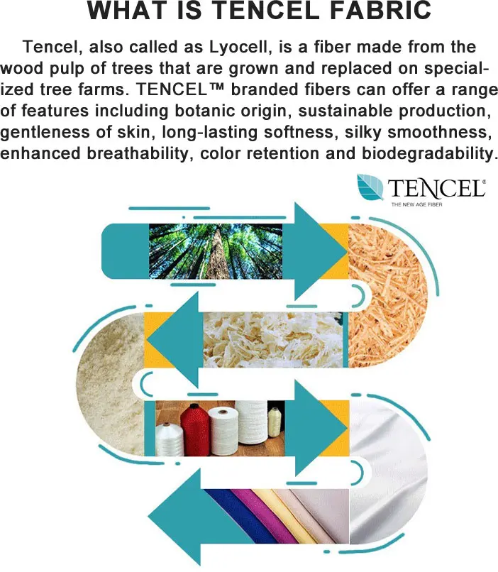 R09 100 Tencel Ecofriendly Lyocell Woven Fabric For Clothing With