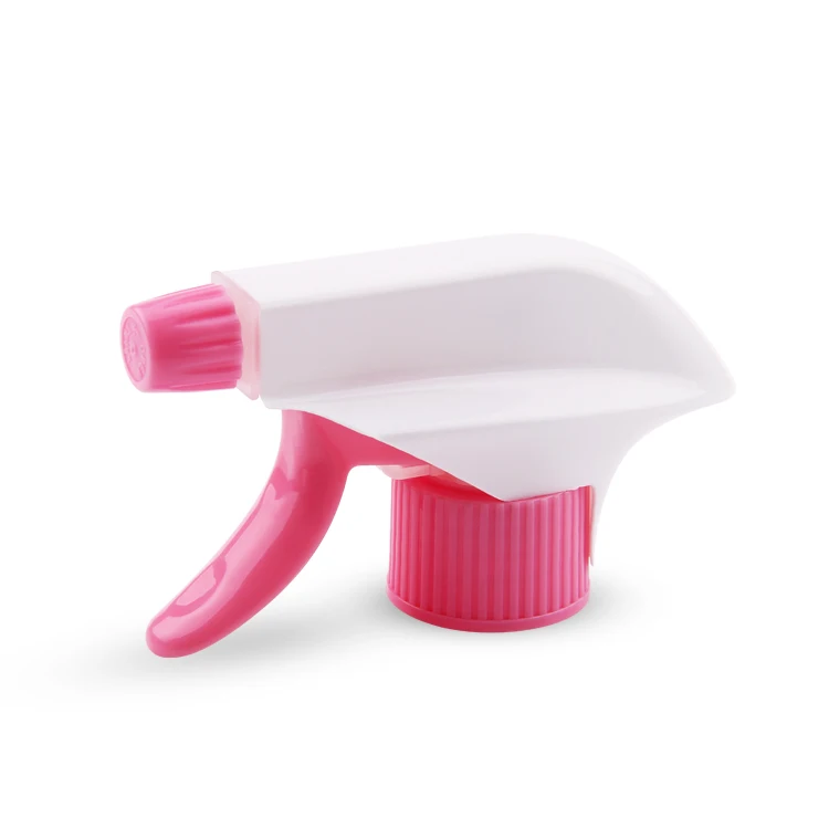 T2119 Factory Wholesale 28/400 28mm Trigger Sprayer Pink,fine Mist Trigger Sprayer,28/400 28/410 Plastic Cleaning Trigger Sprayer