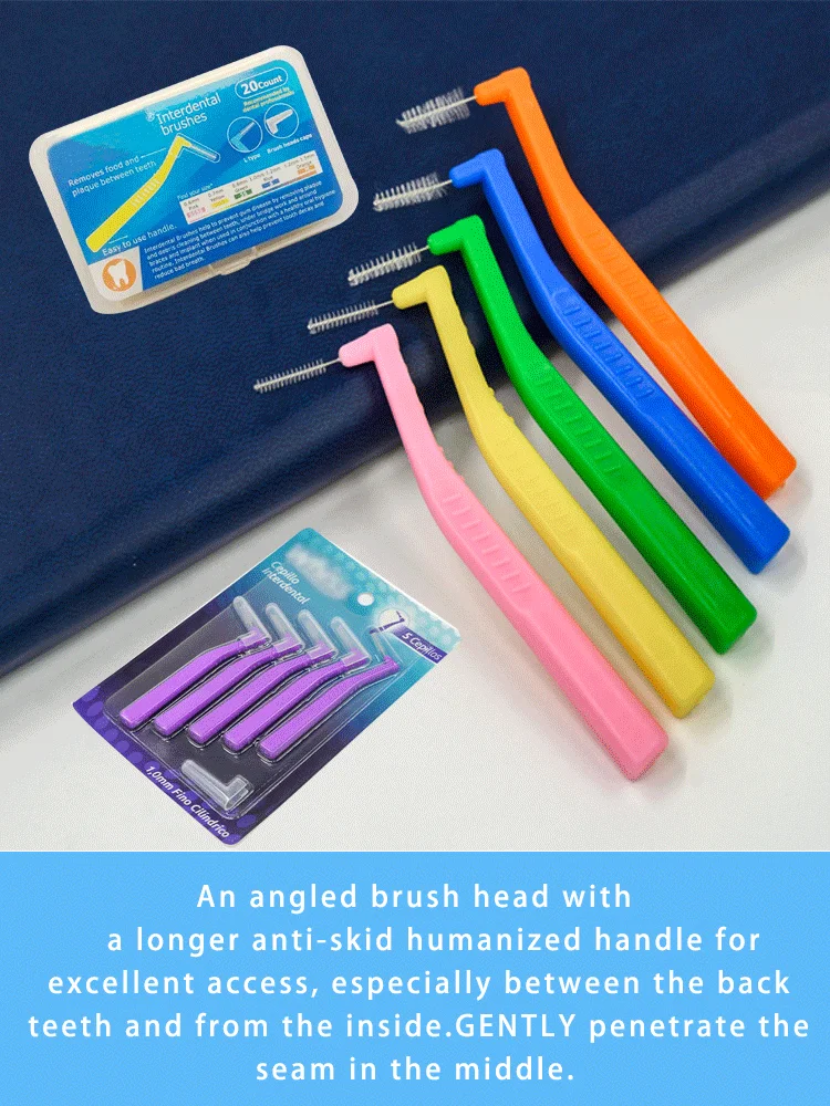 Biodegradable Interdental Bamboo Dental Interdental Brushes Low Moq