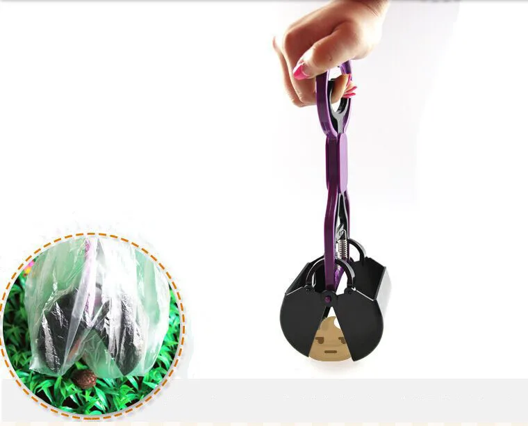 Wholesale Dog Poop Scooper Plastic Long Handle Handheld Dog Poop