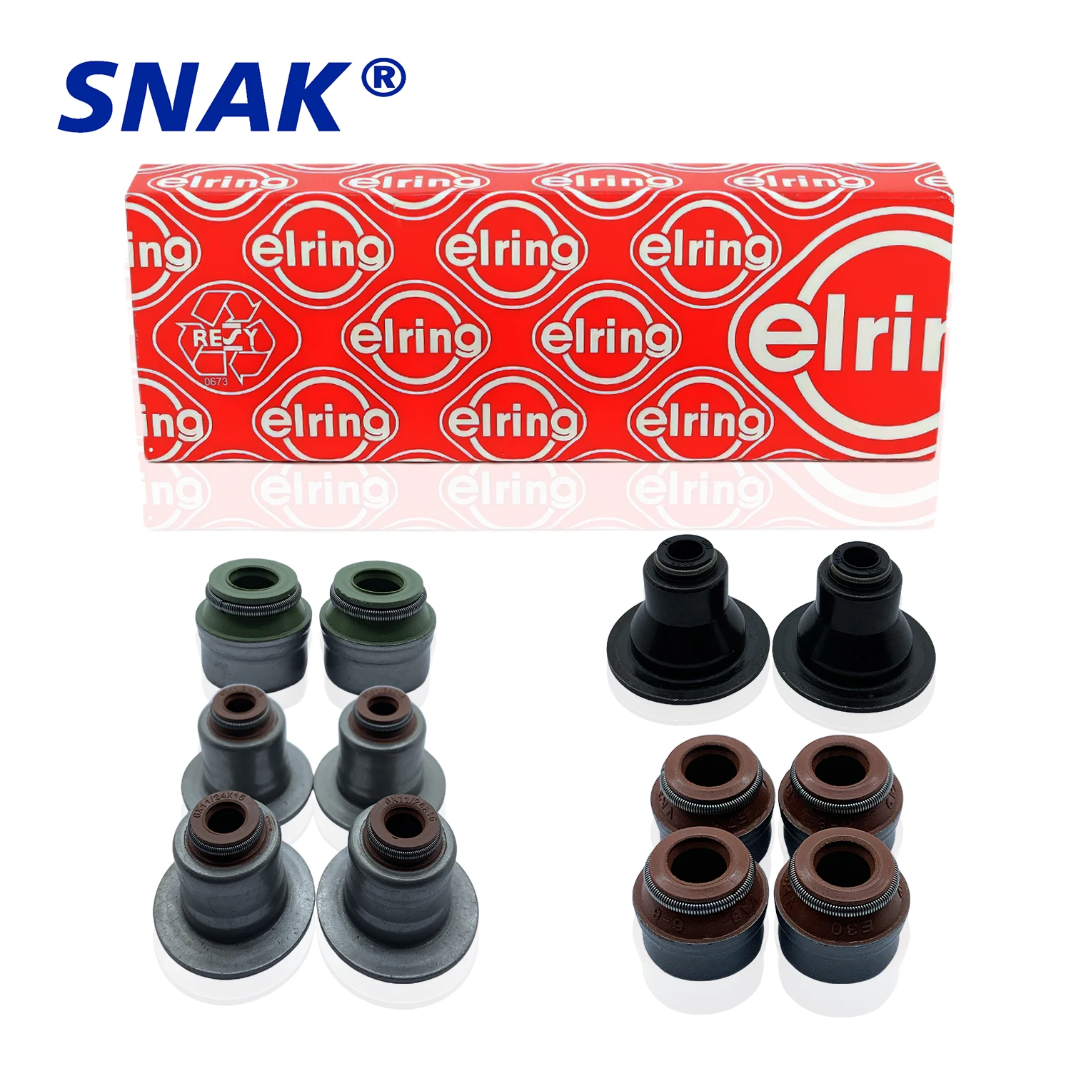 SNAK завод Corteco Elring клапан масляное уплотнение FKM FPM клапан масляное уплотнение стержень клапана двигателя уплотнение для автомобиля
