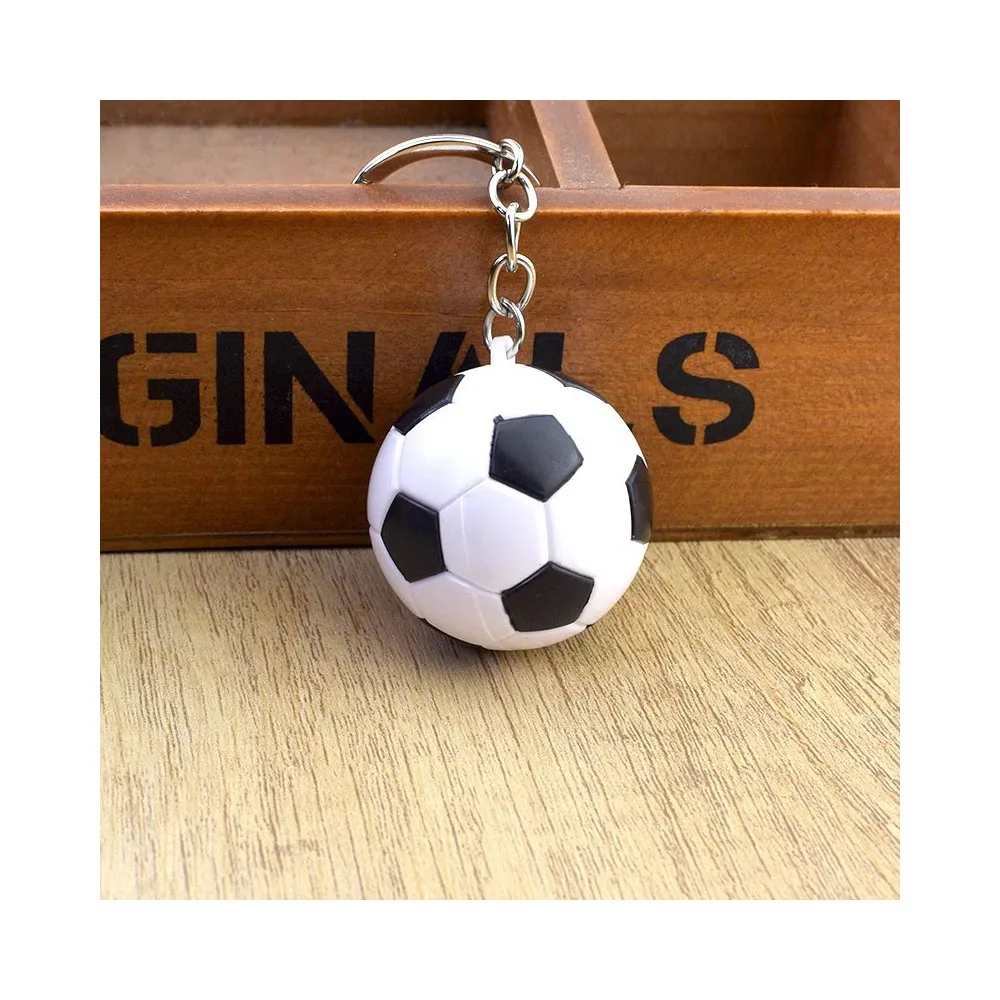 2026 Football World Fashion Cartoon Soccer Bottle Opener Keychain Acrylic Mini Football Embossed Customizable Durable