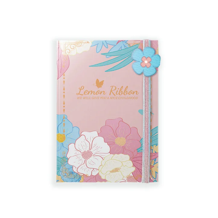 Binding elastic band notebook diary hard faced notebook accounting book cute and creative Instagram style