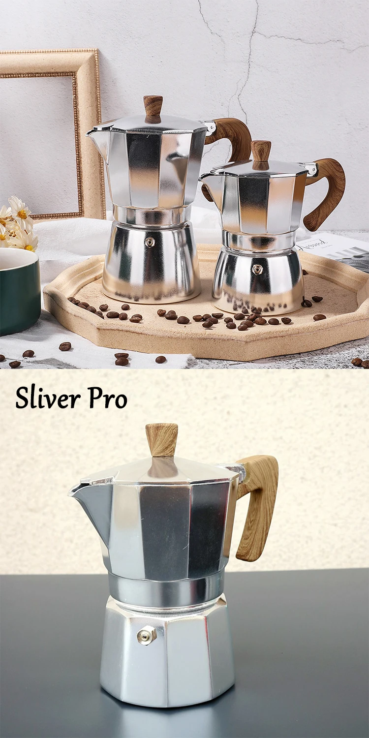 Colorful Portable Outdoor Camping Coffee Pot Metal Aluminum