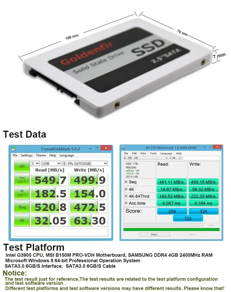 Goldenfir 1TB 2.5