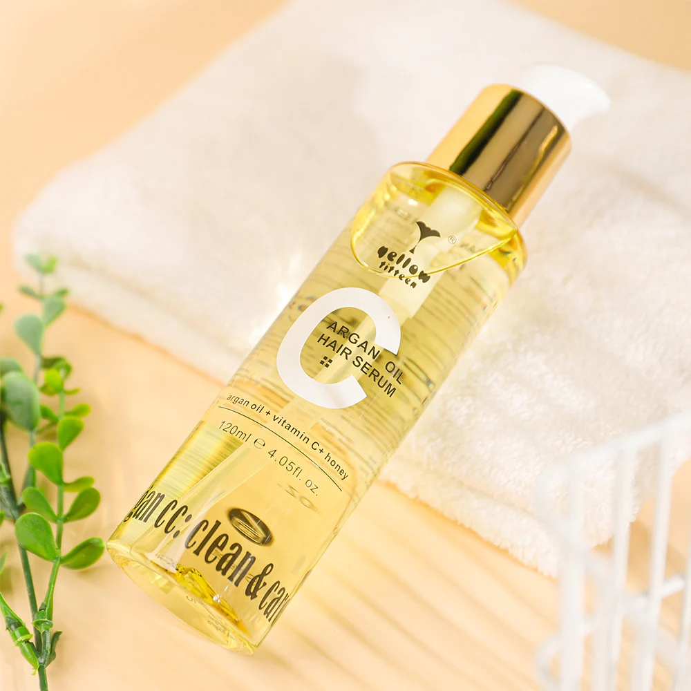 Private Label Customized Smooth and Soft Hair Natural Argan Honey Vitamin Hair Care Oil