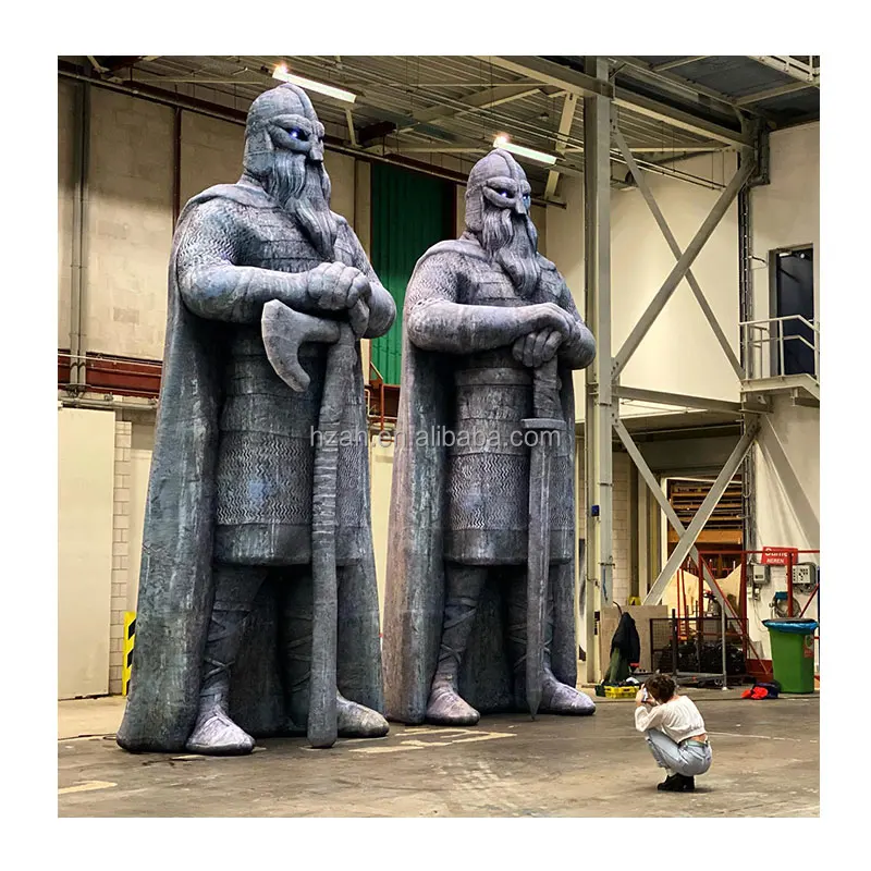 Giant Stone Statue Inflatable Soldier Model for Outdoor Advertising