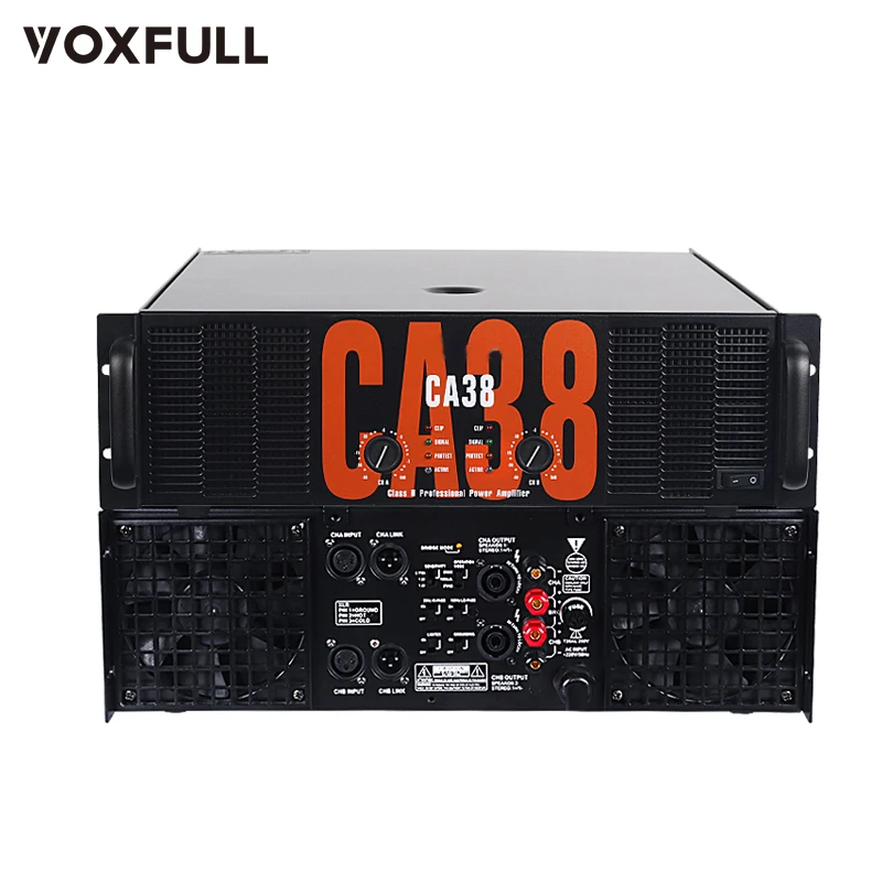 Voxfull 10000 Watt Class-H Power Amplifier CA38 - 1300W Stereo