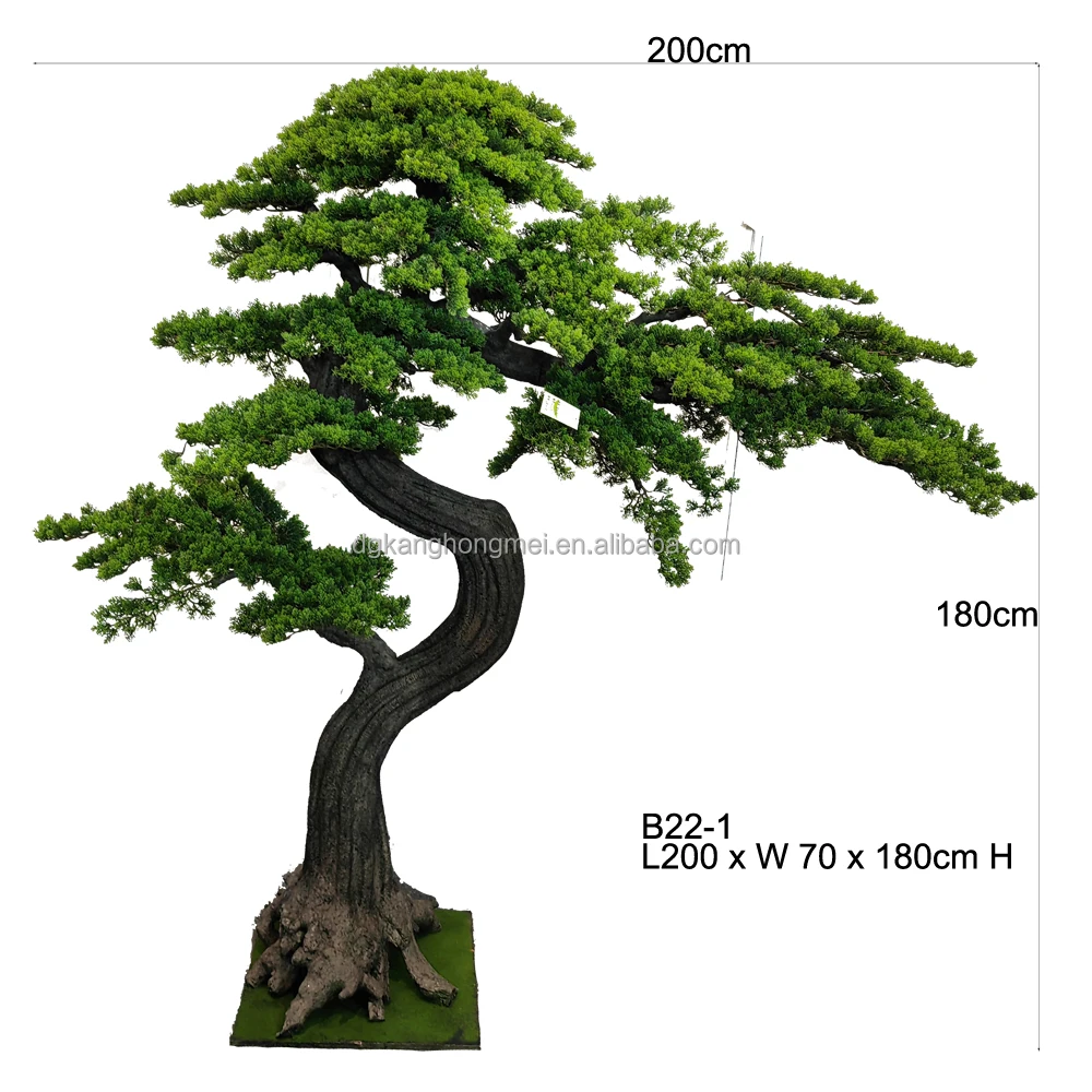 Artificial Plant Yew Podocarpus Big Tree Simulation Yacca Bonsai Pine