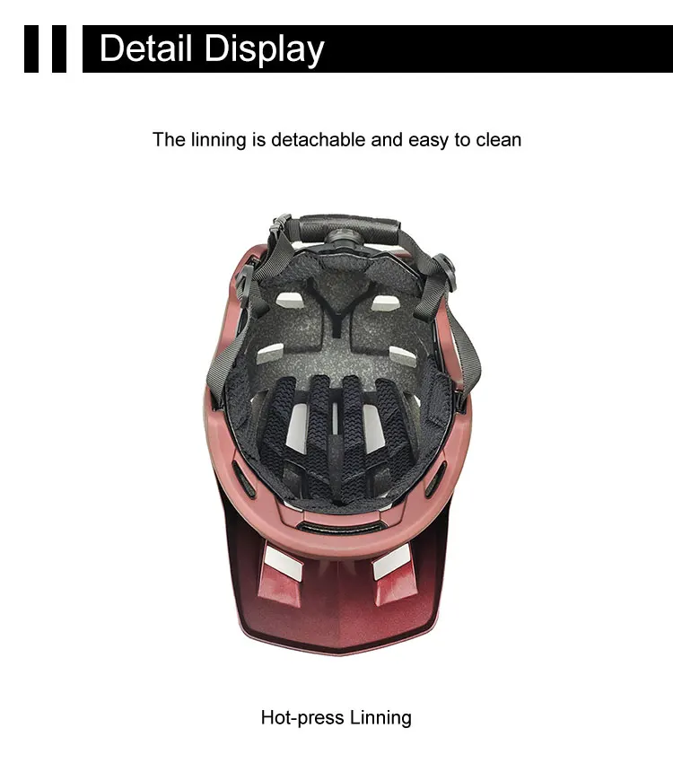 Bicycle Helmet With Safety Rechargeable Led Light For Adults_voghion.com