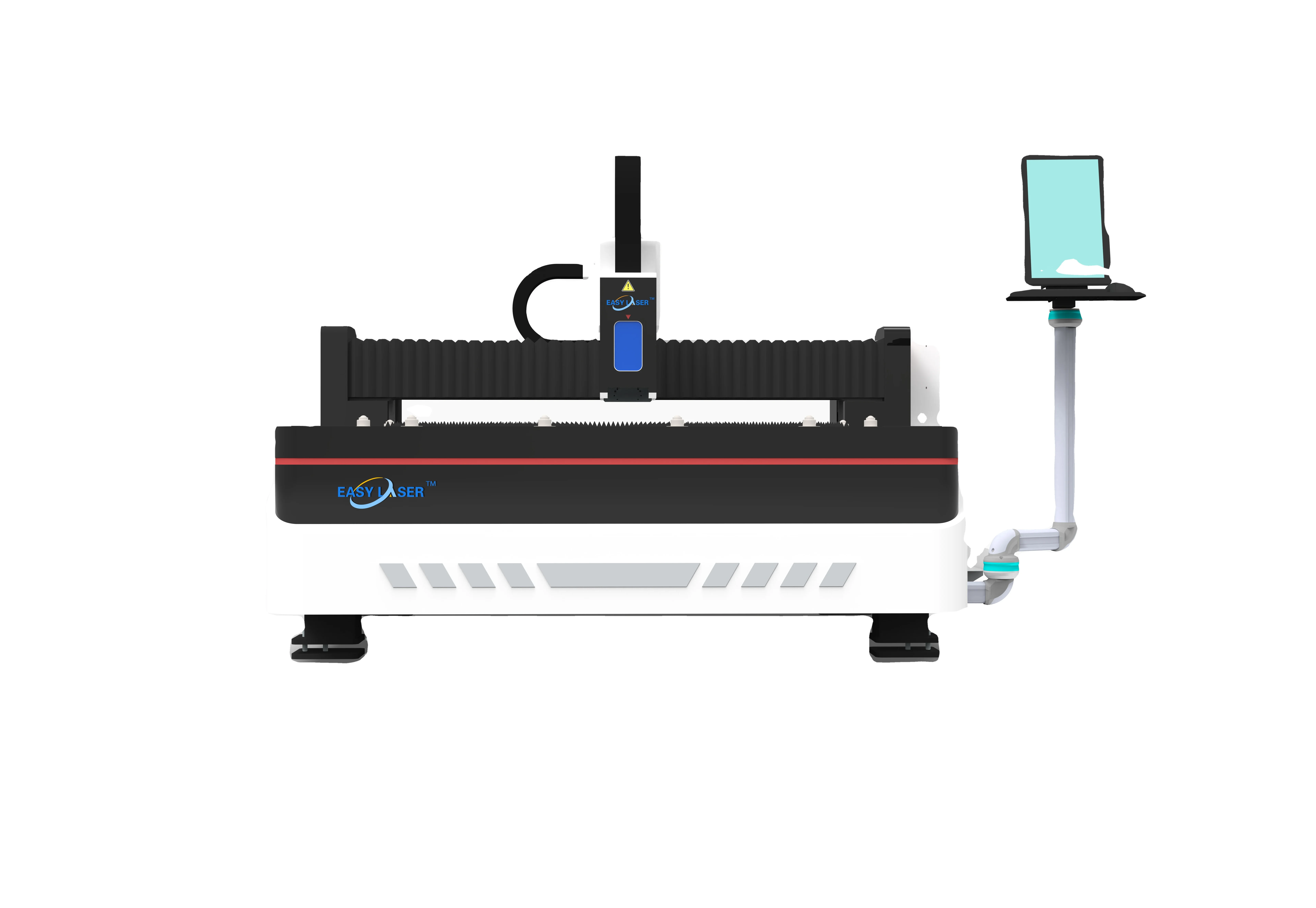 Max 3000W Laser Source YYC Rack Fiber Laser Cutting Machine Thick Metal Cutting Heavy Lathe Runs Smoothly at High Speed