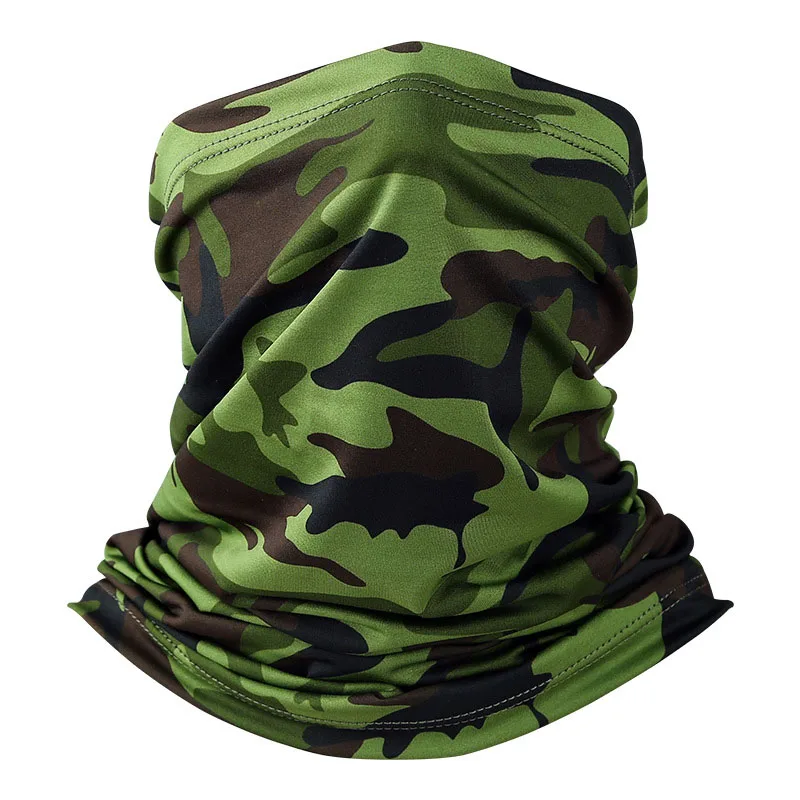 Colorful Custom Camouflage Face Shield Mask All Season Multi Functional ...