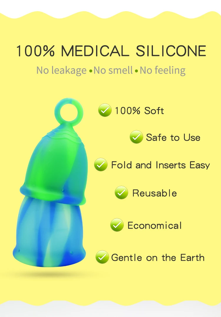 Wholesale Menstrual Cup Ring Medical Grade Silicone Best Menstrual Cup