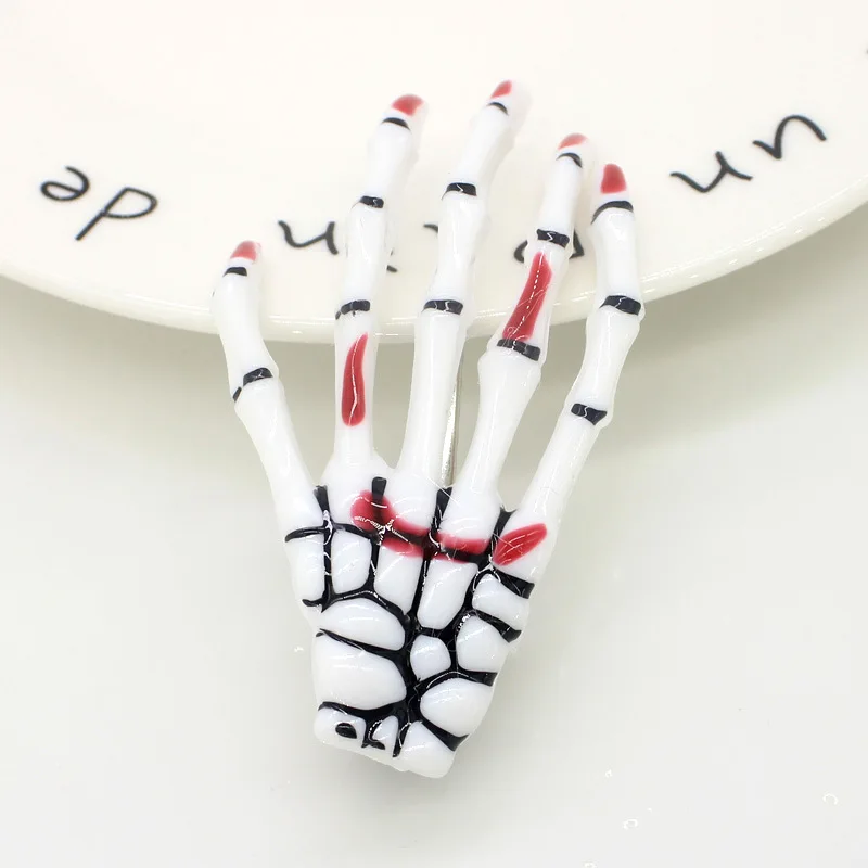 
 2021 newest wholesale Halloween  Skeleton hand series hair clips accesories for women girls gift  