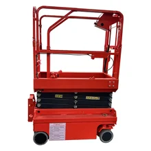 Mobile self-propelled high-altitude scissor lift platform Mini high-altitude work lift