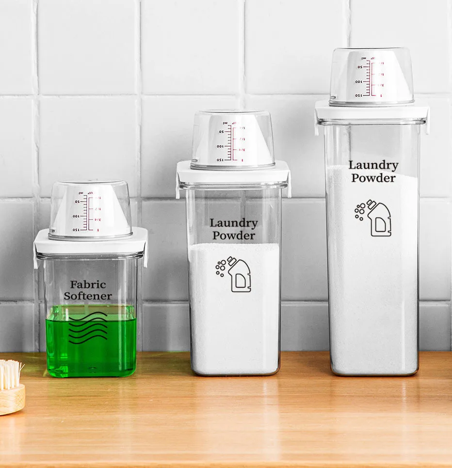 Softener Bottle, Detergent Bottle, Glass Storage Bottle, Laundry Storage  Bottle, Laundry Bottle 