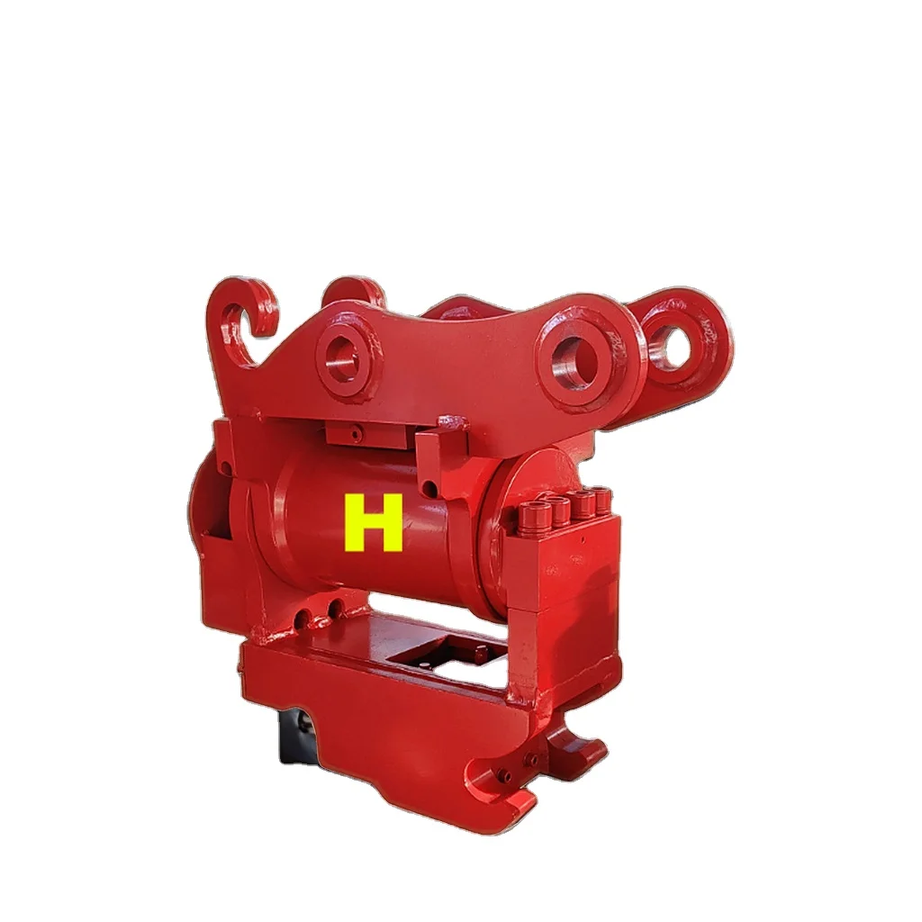 Quick Hitch Mini Excavator Attachments Tilting Quick Hitch Coupler 1.7-8 Ton Powertilt