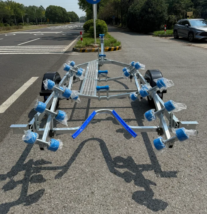 Inflatable Raft Trailers 6-metre 1500kg Galvanized Watercraft Trailers Inflatable Boat Trailer ...