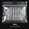 ครีบปลา T tail-8.5cm5g6ชิ้น-แพ็คสีใส