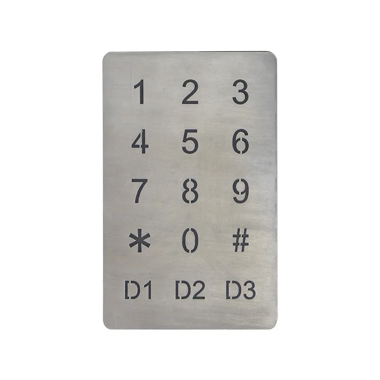 Optical touch keypad/Capacitive Touch Keypad/3x5 matrix backlight keypad