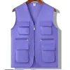 Morado con múltiples bolsillos