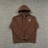 Brown-zipper sweater