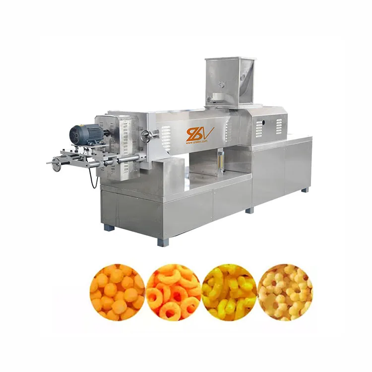 Corn Puffs Snack Making Machines Corn Sticks Puff Snack Extruder Machine Extruder Double Screw Extruder Used
