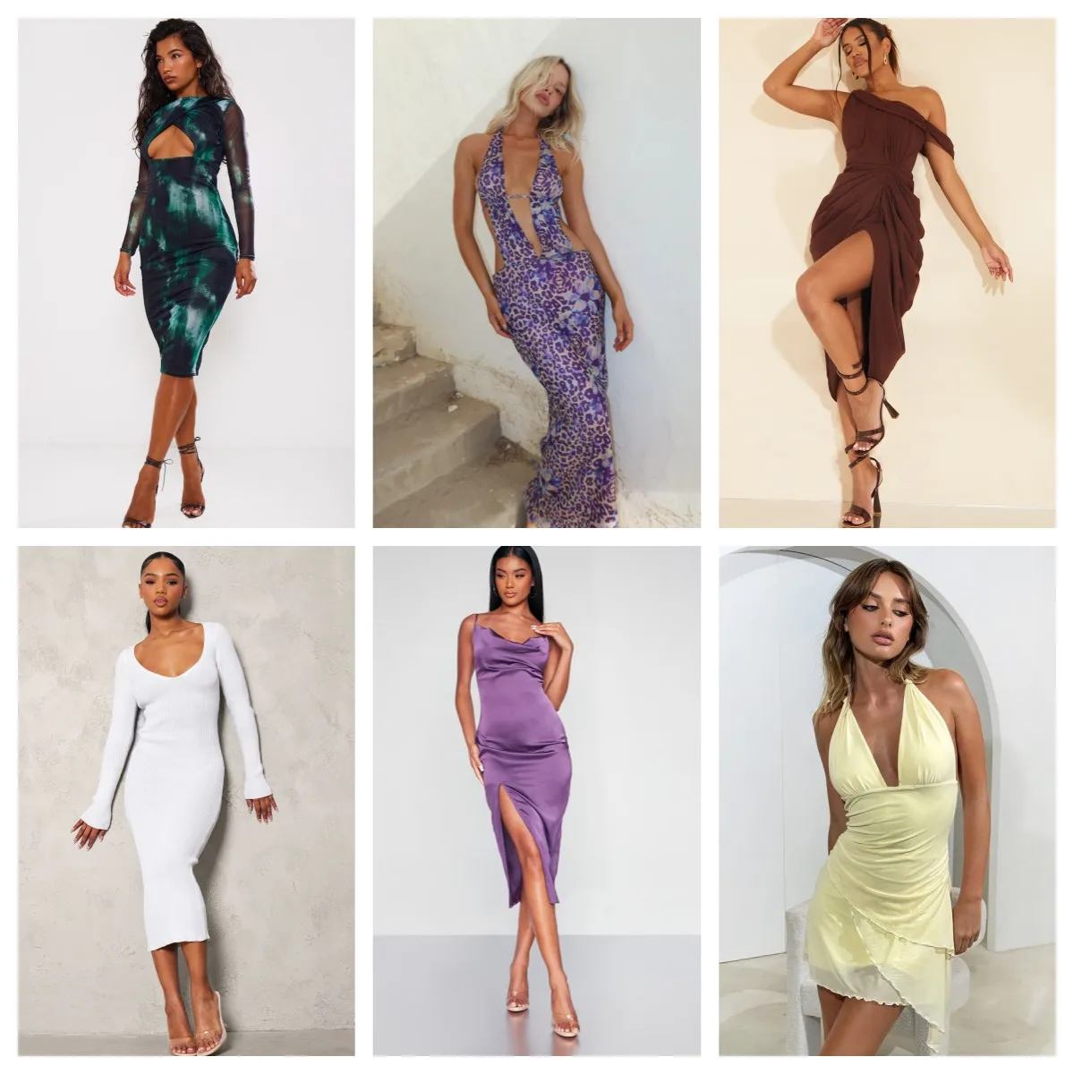 midi wrap dress long sleeve Petal and Pup Women's Nova Wrap Knit Midi Dress