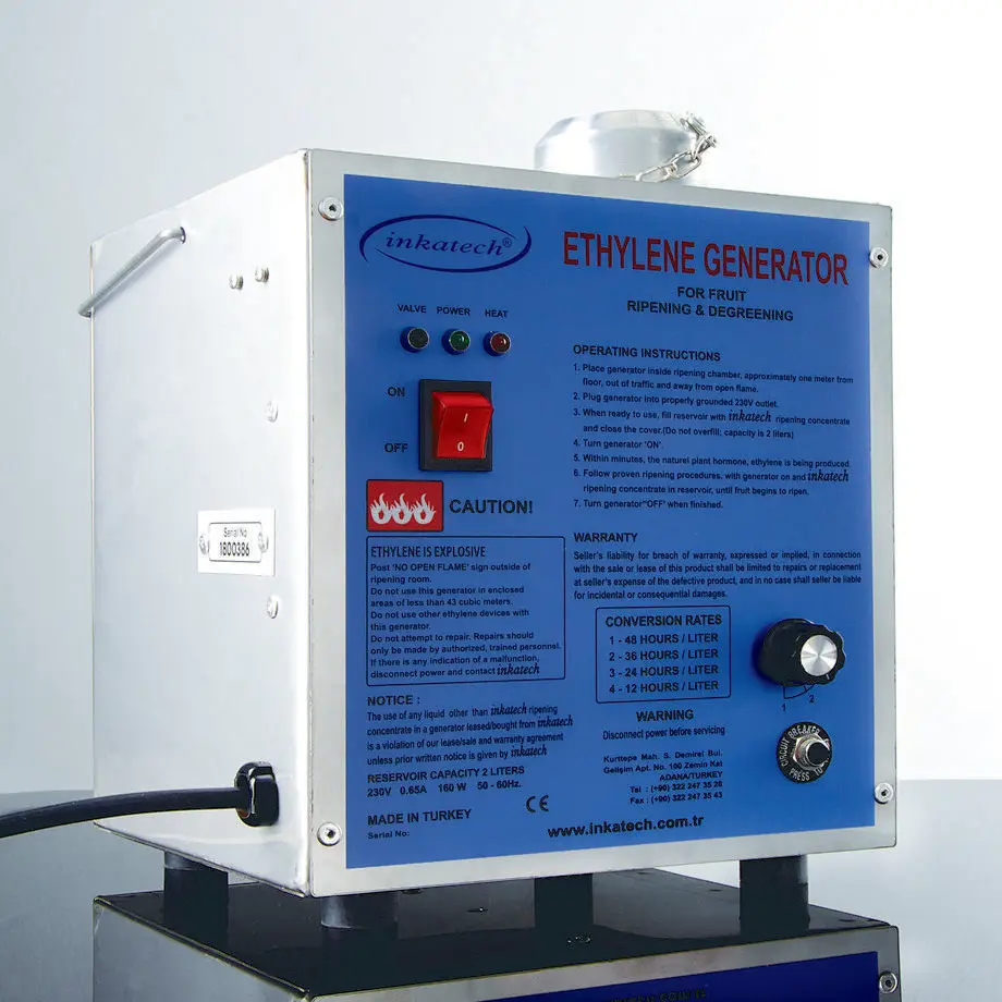 INKATECH Catalytic Ethylene Generator 2023 Best Unique for Greenhouse Ripening Fruits Vegetables Low Industrial Metal Detectors