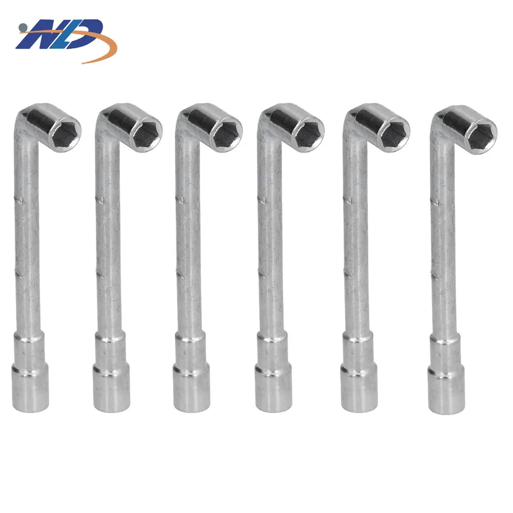 Metric L Shaped Angled Open Hex 6 Point Double Ended Socket Wrench 8mm to 22mm
